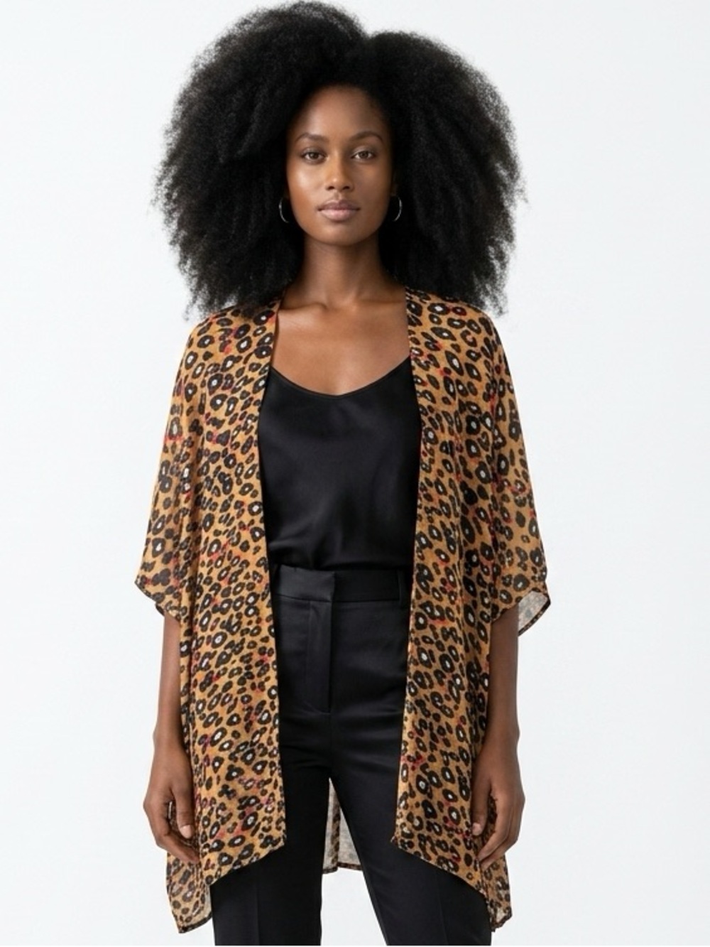 DO EVERYTHING IN LOVE | Leopard Animal Print Kimomo Women’s One Size Fits Most